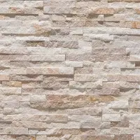 Maxaro Steenstrips Brick Ivory 15x60cm Natuursteen Beige Wandtegels Badkamer | Wandtegels Voor Badkamer | Badkamer Wandtegels Kopen