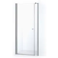 Maxaro Zircon Comfort Douchedeur | 105 cm Chroom Helder glas Draaideur