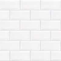 Maxaro Wandtegel Metro 10x20cm Uni Wit Glanzend | Wandtegels Badkamer | Metrotegels | Kleine Tegels Wand | Keukentegels