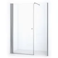 Maxaro Zircon Comfort Douchedeur | 150 cm Chroom Helder glas Draaideur