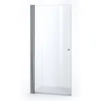 Maxaro Zircon Comfort Douchedeur | 90 cm Chroom Helder glas Pendeldeur