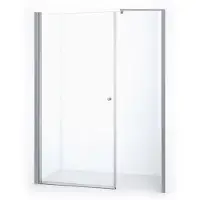 Maxaro Zircon Comfort Douchedeur | 155 cm Chroom Helder glas Draaideur