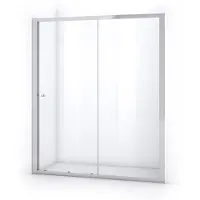 Maxaro Ruby Allure Douchedeur 185cm Chroom Helder Glas Schuifdeur | Douchedeur Schuifdeur | Schuifdeur Douche | Schuifwand douche