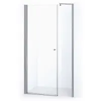 Maxaro Zircon Comfort Douchedeur | 125 cm Chroom Helder glas Draaideur