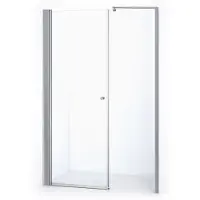 Maxaro Zircon Comfort Douchedeur | 160 cm Chroom Helder glas Draaideur