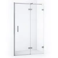 Maxaro Diamond Douchedeur | 120 cm Chroom Helder glas Draaideur | Douchedeur glas | Glazen Douchedeur | Nisdeur Douche