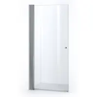 Maxaro Zircon Comfort Douchedeur | 90 cm Chroom Helder glas Pendeldeur