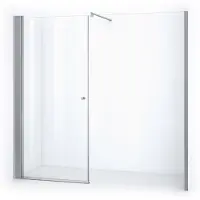 Maxaro Zircon Comfort Douchedeur | 210 cm Chroom Helder glas Draaideur