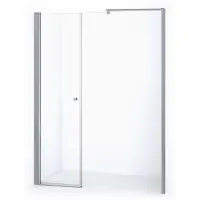 Maxaro Zircon Comfort Douchedeur | 165 cm Chroom Helder glas Draaideur