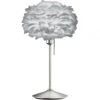 UMAGE Design tafellamp Eos mini, alu / grijs / zink, Woon-/ Eetkamer, metaal, Design, tafellamp