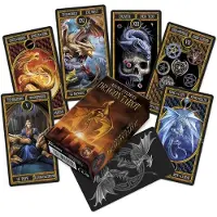 Fournier Nemesis Now Tarot kaarten Anne Stokes Dragon Tarot Cards Multicolours
