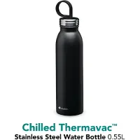 Aladdin - Chilled Thermavac Drinkfles 550 ml - Roestvast Staal - Zwart