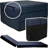 Viking Choice Logeermatras Navy Blue - opvouwbaar matras - 195x65x10 cm - campingmatras