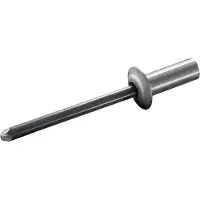 Goebel - 250 x Gesloten blindklinknagels (Ø x L) 4,8 x 18 mm - Alu Aluminium AlMG 5,0 / Staal verzinkt - Vlakke kop - CUP - 2170148180 - ISO15973 - Popnagel