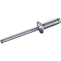 Goebel - 500 x Blindklinknagels (Ø x L) 5 x 8 mm - RVS A4 / RVS A4 - Vlakke kop - STANDARD - 7044150800 - Popnagel