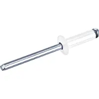 Goebel - 1000 x Gelakte blindklinknagels (Ø x L) 3,2 x 12 mm - Alu Aluminium AlMG 2,5 / Staal verzinkt - Vlakke kop - RAINBOW STANDARD - 7901032120 - ISO15977 - Popnagel