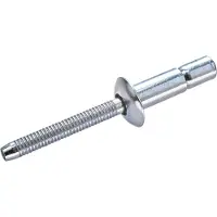 Goebel - 250 x Constructie blindklinknagels (Ø x L) 4,8 x 14,5 mm - Staal verzinkt / Staal verzinkt - Platbolkop - M-LOCK - 7778848140 - Popnagel