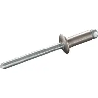 Goebel - 250 x Blindklinknagels (Ø x L) 6,4 x 18 mm - Monel verzinkt / Staal verzinkt - Vlakke kop - STANDARD - 7032264180 - Popnagel