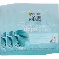 Garnier Ambre Solaire After Sun Cooling Face Sheet Mask - 32 gram (3 stuks)