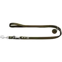 Hunter - V-Lijn - Hondenriem Länge max. 200 cm - Breite 1,6 cm, groen