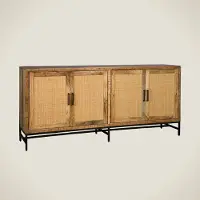 Tower Living Carini Sideboard 4 drs. 200x45x90 (Naturel, 200x90x45cm)