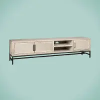 Tower Living Carini TV stand white 3 drs. 200x40x50 (Wit, 200x50x40cm)