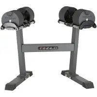 FINNLO Smartlock 20kg Dumbbell 2 Units Zilver 20 kg