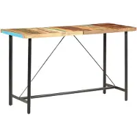 vidaXL Bartafel 180x70x107 cm massief gerecycled hout