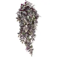 Maxifleur Kunstplanten Tradescantia kunst hangplant 100cm - paars