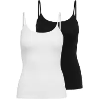 ONLY Onllove 2-pack Top Dames Zwart Xl