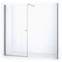 Maxaro Zircon Comfort Douchedeur | 215 cm Chroom Helder glas Draaideur