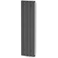 Maxaro Eris Designradiator | 31,5x120 cm Donkergrijs 589 Watt Aluminium Centrale verwarming
