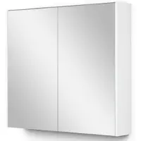 Maxaro Spiegelkast Met Verlichting Modulo 80x70cm Mat Wit Badkamer Spiegelkast | Spiegelkast Badkamer | Spiegelkast met Verlichting