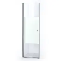 Maxaro Zircon Comfort Douchedeur | 70 cm Chroom Helder met matte strook Draaideur