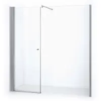 Maxaro Zircon Comfort Douchedeur | 200 cm Chroom Helder glas Draaideur