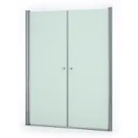 Maxaro Zircon Comfort Douchedeur | 155 cm Chroom Matglas Pendeldeur