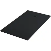 Maxaro Douchebak 160x90cm Rechthoek Mineraalmarmer Zwart | Douchebakken | Complete Douchebak | Douchevloer
