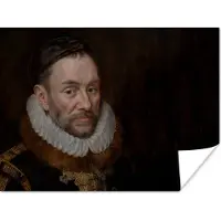 PosterMonkey Poster Willem van Oranje - Schilderij - Oude meesters - Kunst - 80x60 cm