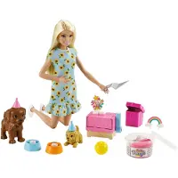 Barbie Puppy Feestje Blond