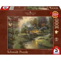 Schmidt - Legpuzzel - Rustige avondstemming - Thomas Kinkade - 1000 stukjes - Volwassenen - vanaf 12 jaar
