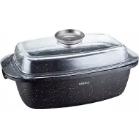 King Hoff 1608 - Braadpan - Marmer - Met Deksel - 5.5 Liter