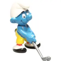 Schleich smurf - golf speler - De Smurfen - 5 cm