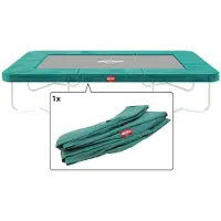 Berg Trampoline Rand Rechthoekig Favorit Ultim 280x190 cm Groen