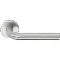 Formani Basics LB3L-19 EN1906/3 deurkruk geveerd op rozet - mat RVS