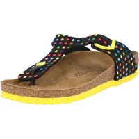 Birkenstock Kinderen Gizeh Rivet Logo Slippers (Maat 32, Zwart)