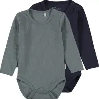Minymo Rompertje/body navy / duifblauw