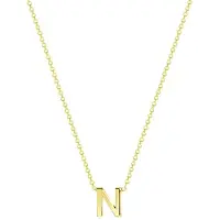 Lucardi Ketting 'Buchstabe' goud