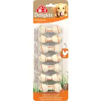 8In1 Delights Kauwknook - Hondensnacks - Kip 21x12 g 21 stuks Xsmall
