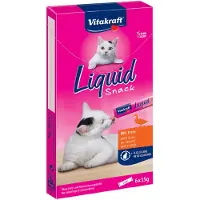 Vitakraft Cat Liquid eend - B - Glucaan 6 stuks