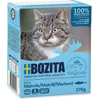 Bozita 24x370g Stukjes in Gelei met Makreel Kattenvoer